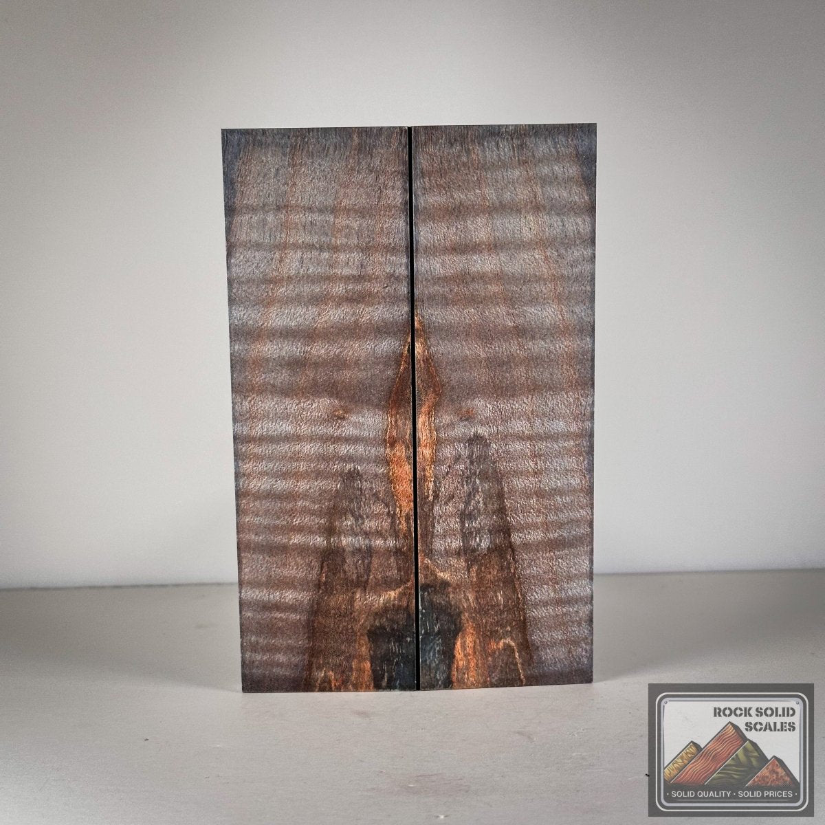 #3029 - Steel Blue Curly Maple - RockSolid Scales -