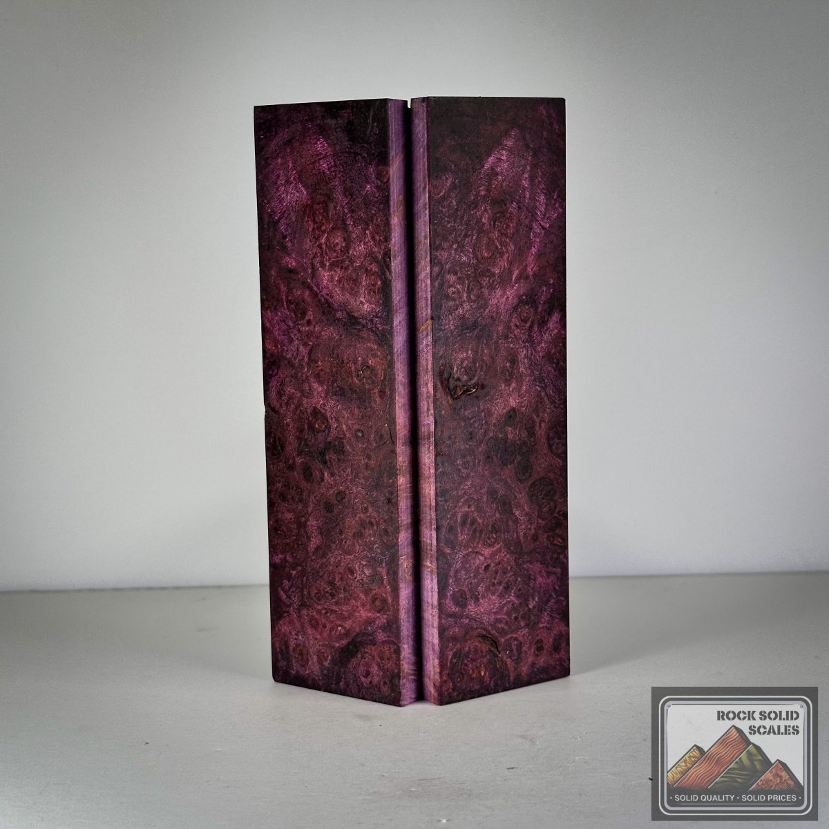 #3033 - Purple Maple Burl - RockSolid Scales -