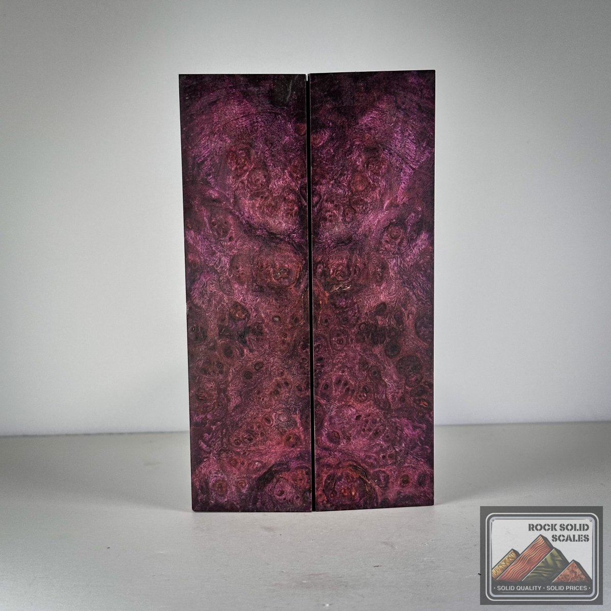 #3033 - Purple Maple Burl - RockSolid Scales -