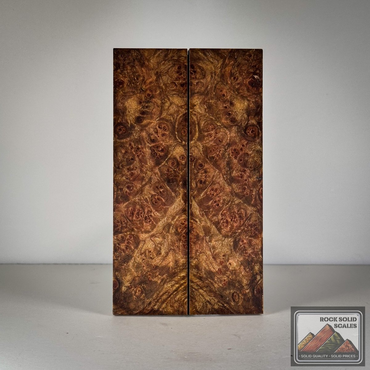#3038 - Spring Green Maple Burl - RockSolid Scales -