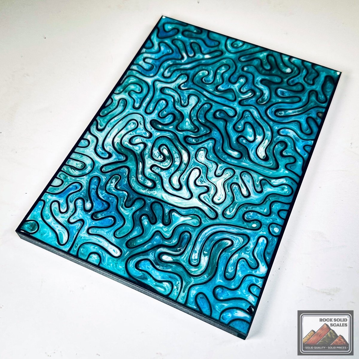 3D Coral Matrix - Seafoam 4 Color Pour - Bargain Bin - RockSolid Scales -
