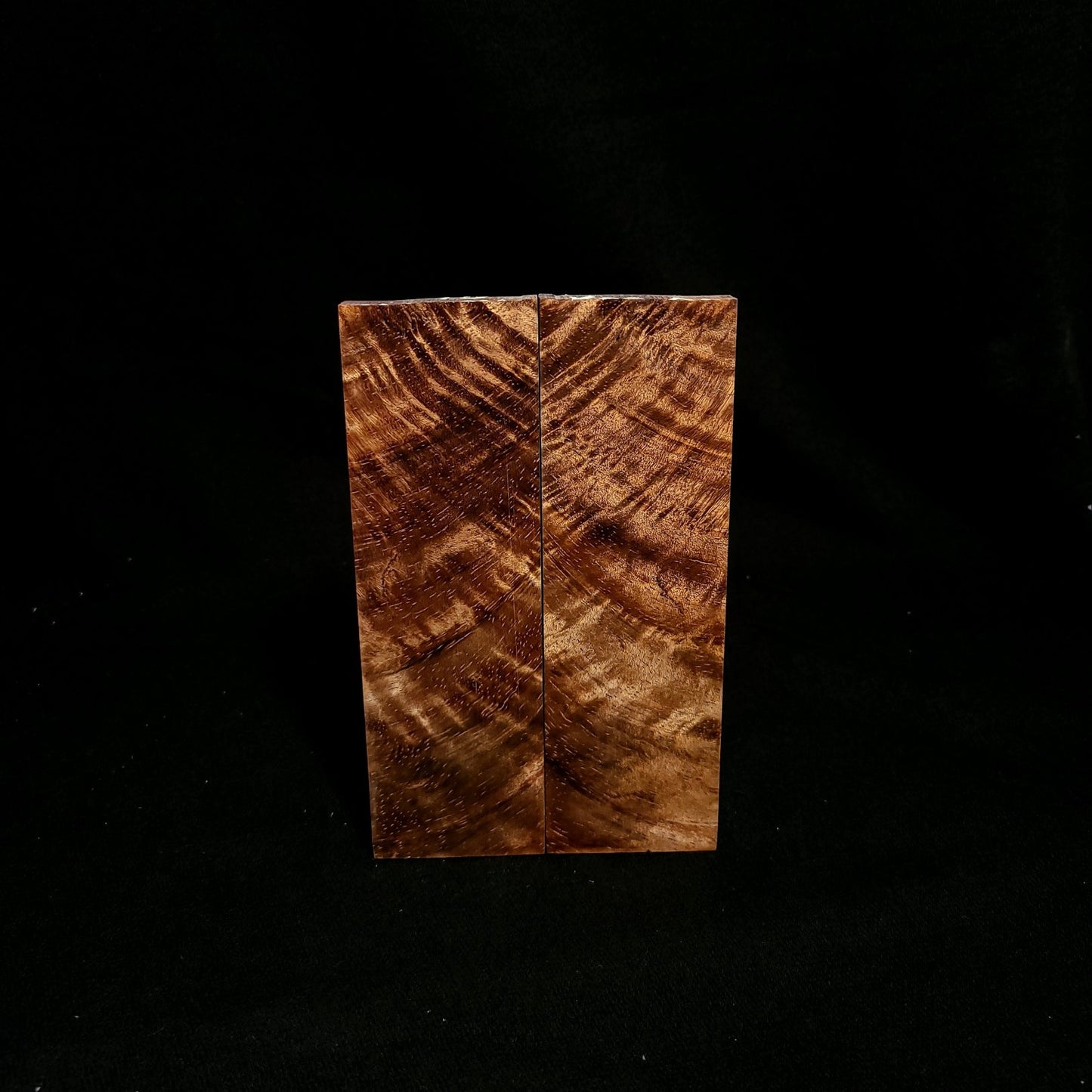 #778 Curly Koa Crotch - K&G Stabilized - RockSolid Scales -
