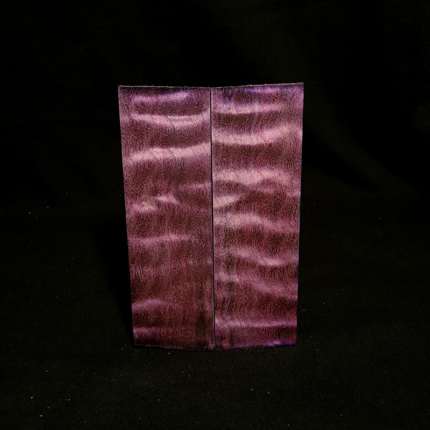 #789 - Purple Quilted Maple - K&G Stabilized - RockSolid Scales -