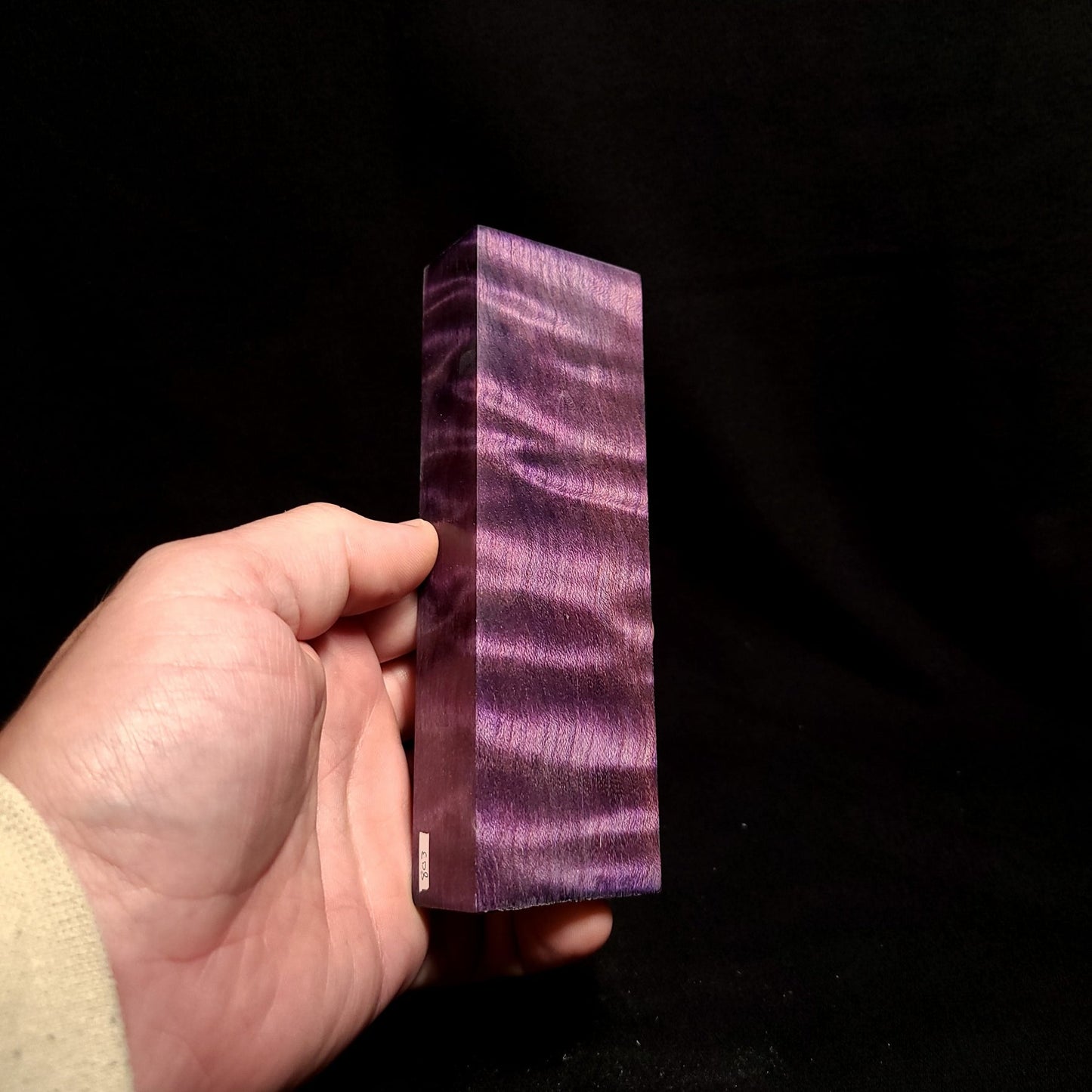 #803 - Purple Quilted Maple - K&G Stabilized - RockSolid Scales -