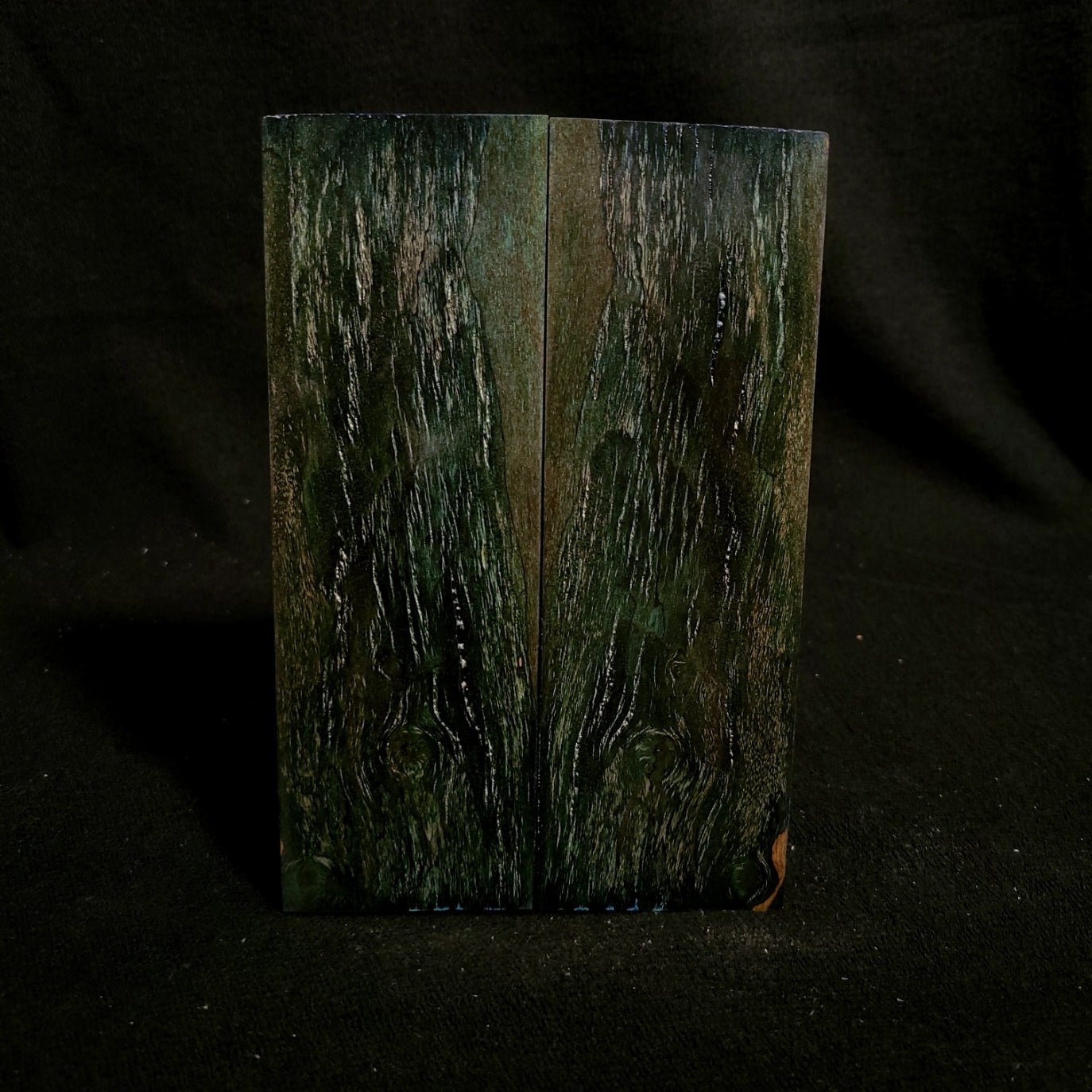 #833 - "Murky Waters" Dyed Spalted Maple - Bargain Bin - RockSolid Scales -