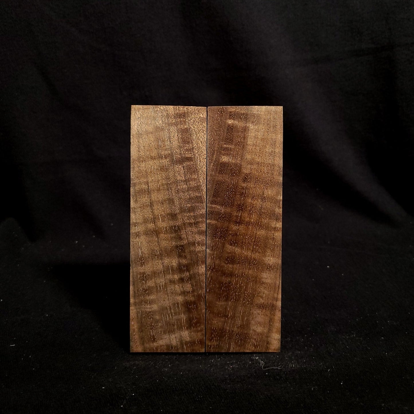 #882 - Curly Claro Walnut - K&G Stabilized - RockSolid Scales -