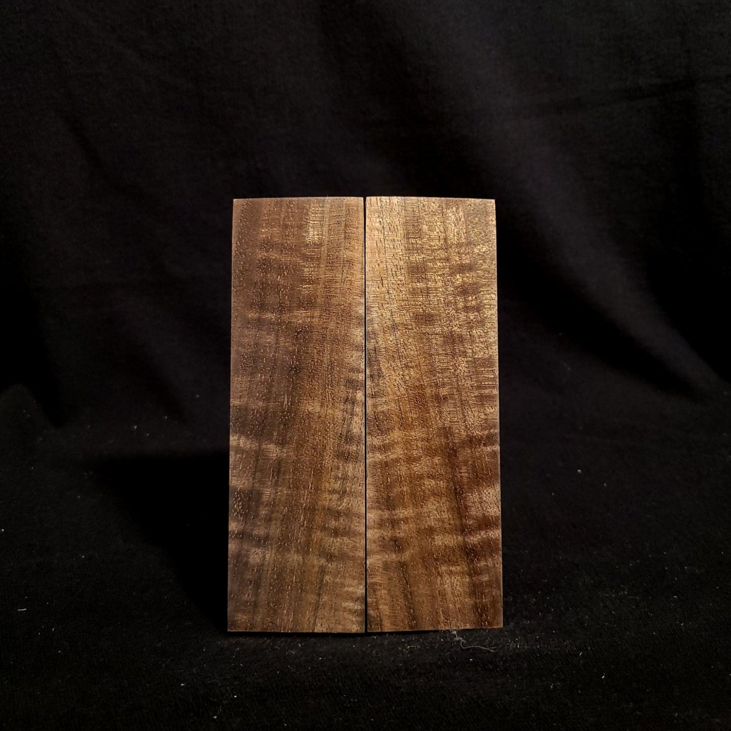 #883 - Curly Claro Walnut - K&G Stabilized - RockSolid Scales -
