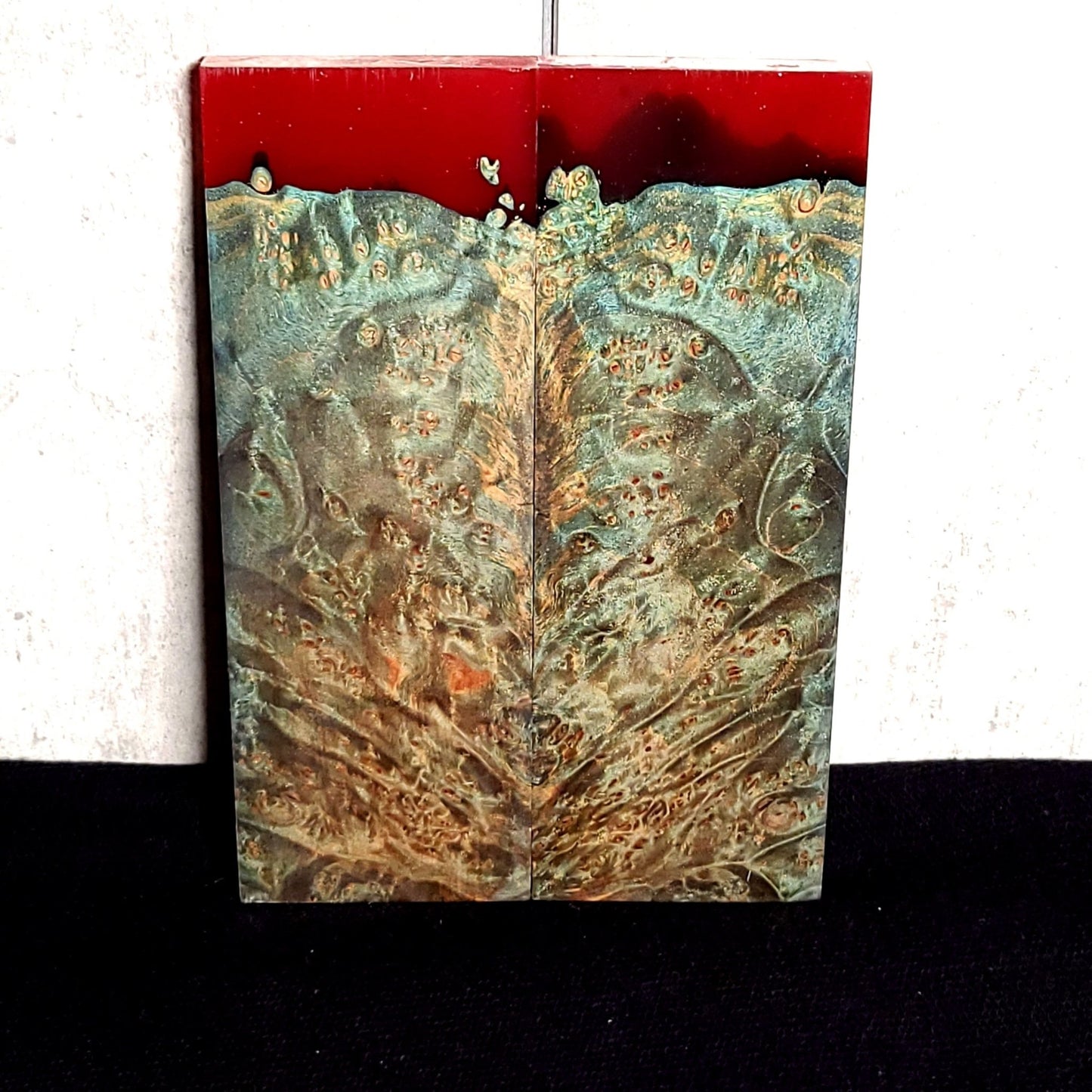 #HS3 Maple Burl and Resin Hybrid Scales - RockSolid Scales -