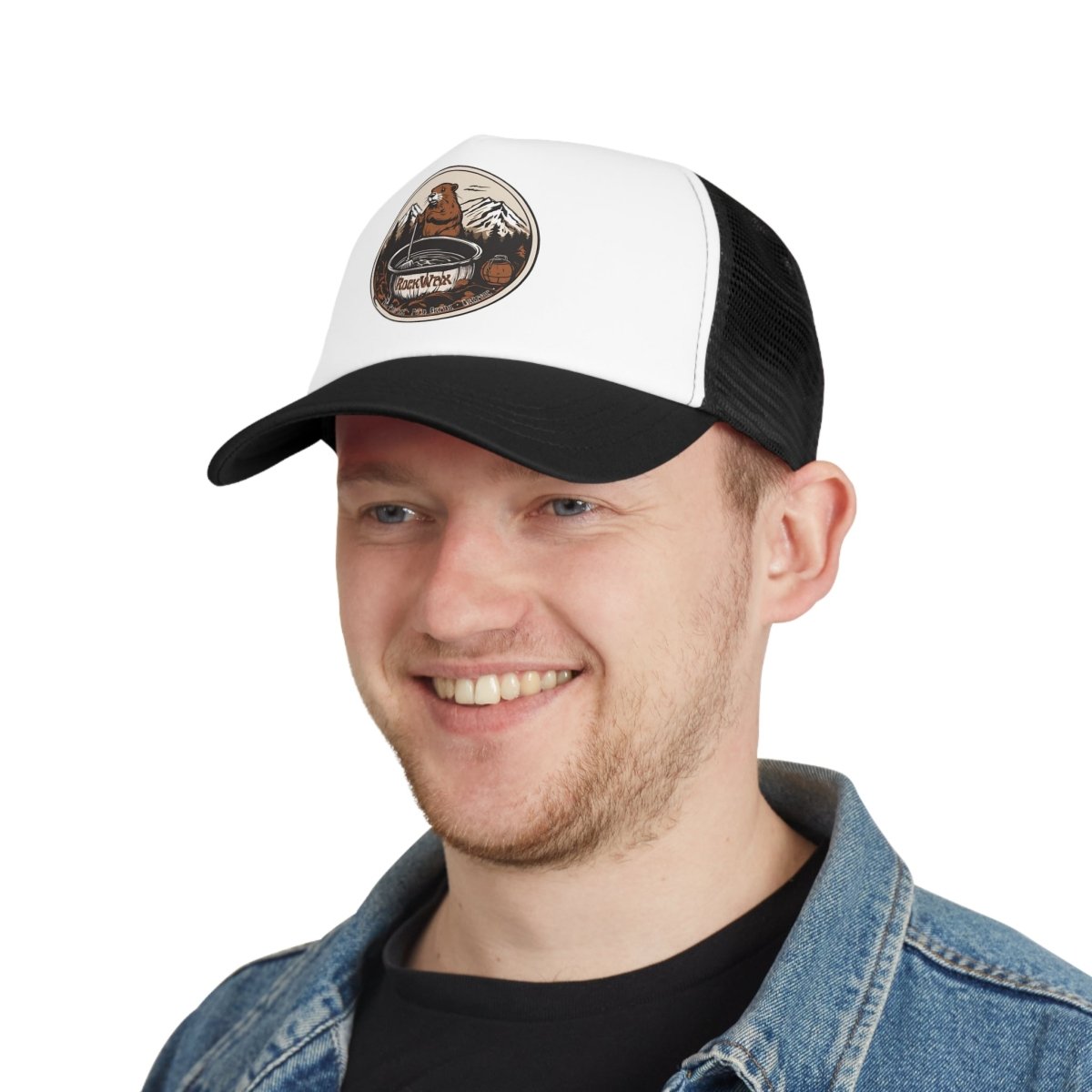 Mesh Cap - RockSolid Scales - Black