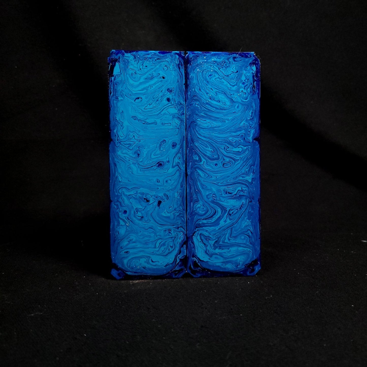 R38 - Blue Swirl Resin Scales - RockSolid Scales -
