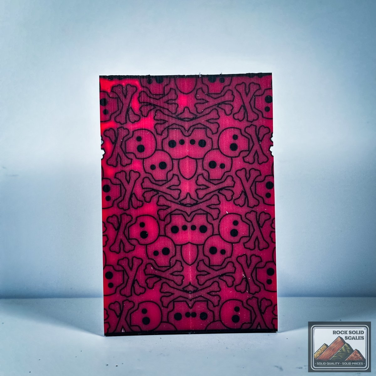 3D Skully™ - RED *BARGAIN BIN* - RockSolid Scales -