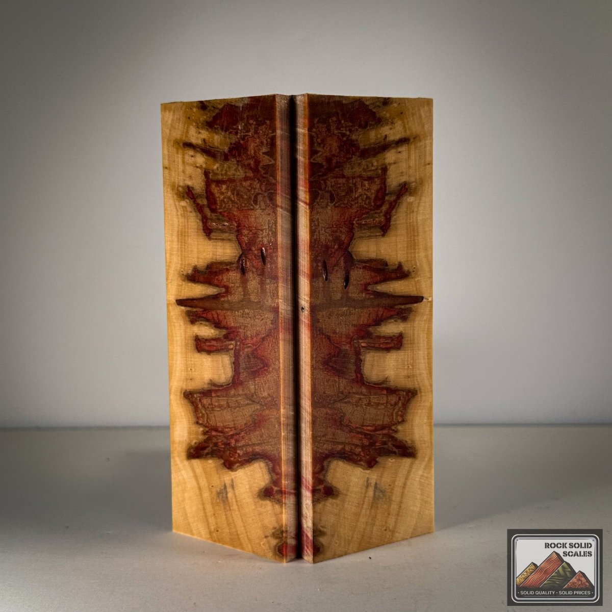 X-Cut Flame Box Elder - Bargain Bin - RockSolid Scales -