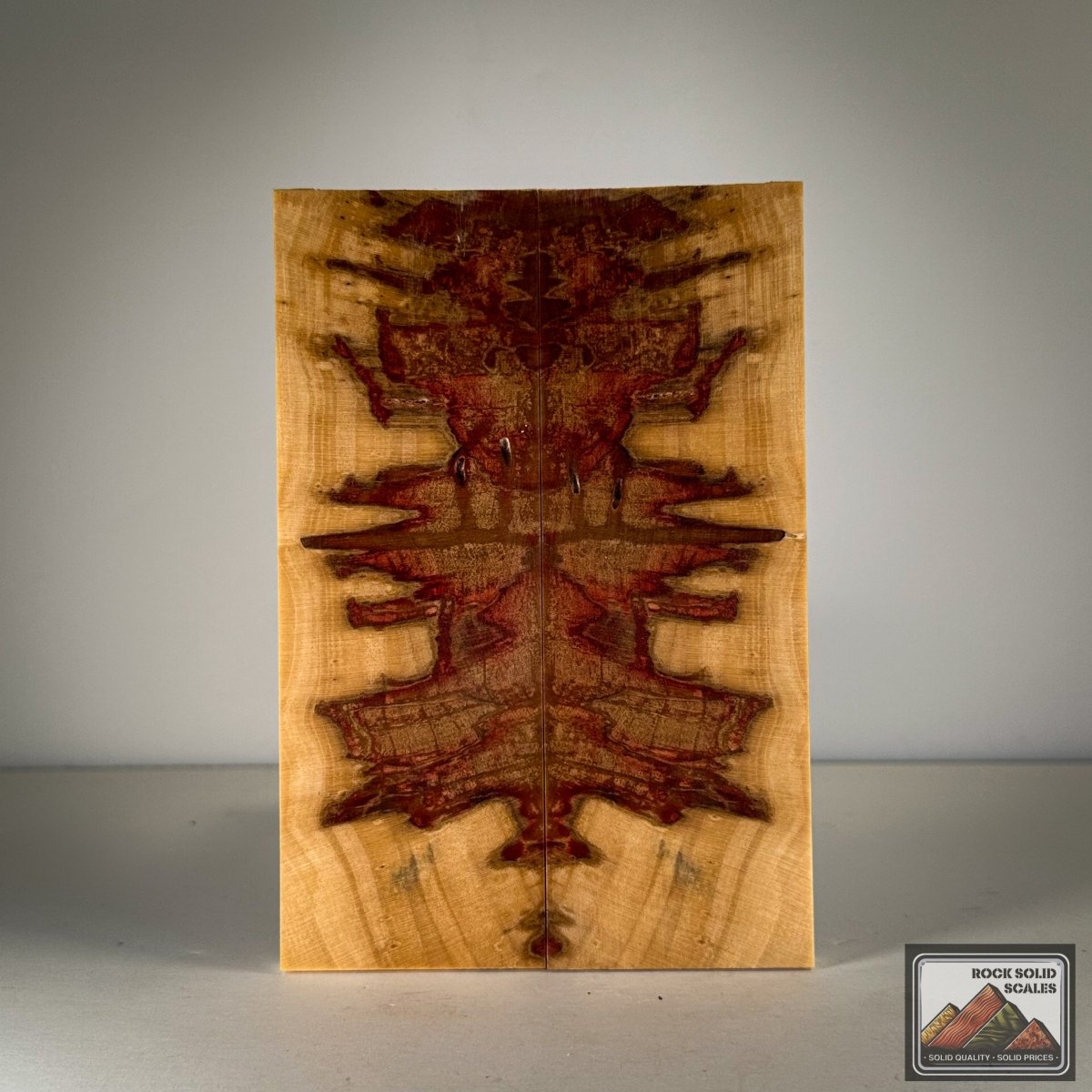 X-Cut Flame Box Elder - Bargain Bin - RockSolid Scales -