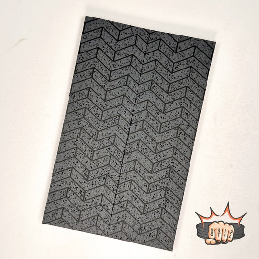 3D Grip - Tec™ Scales - Grey - RockSolid Scales - Chevron