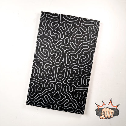 3D Grip - Tec™ Scales - Tuxedo - RockSolid Scales - Brain Coral