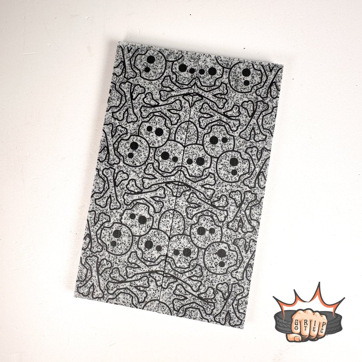 3D Grip - Tec™ Scales - White - RockSolid Scales - Skully