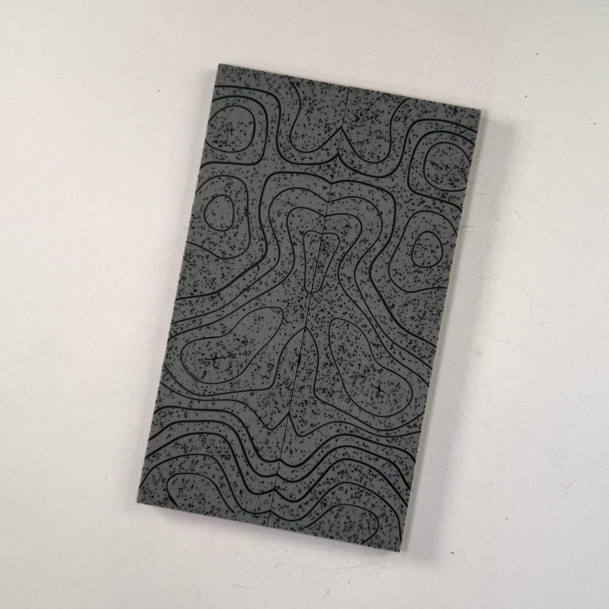 3D GripX™ Scales - Topo - Grip-Tec™ Composites - Gray
