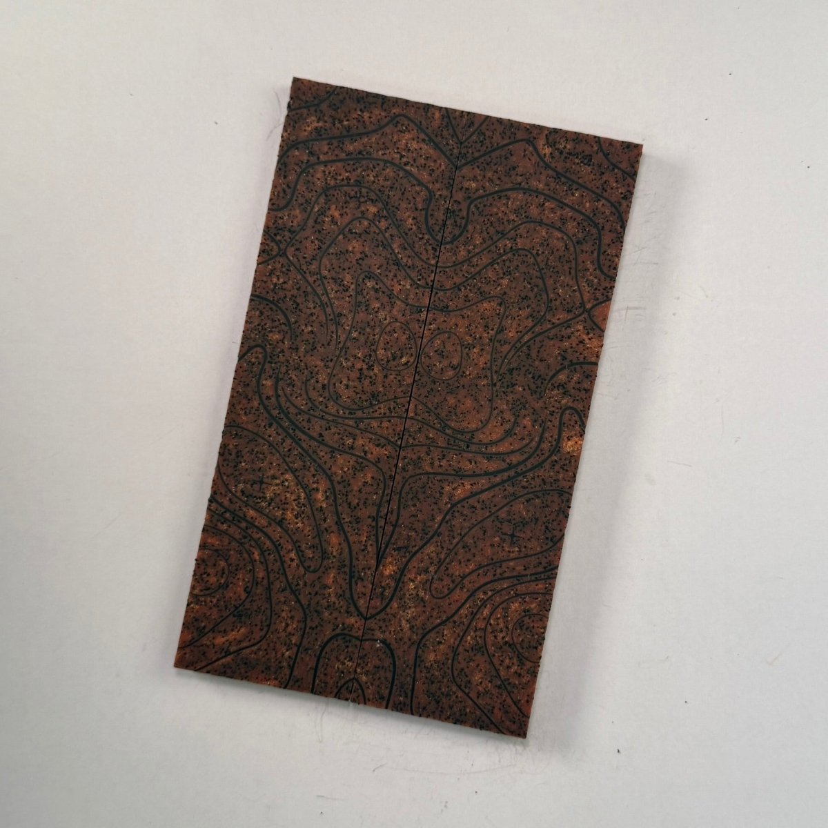 3D GripX™ Scales - Topo - Grip-Tec™ Composites - Copper Metallic