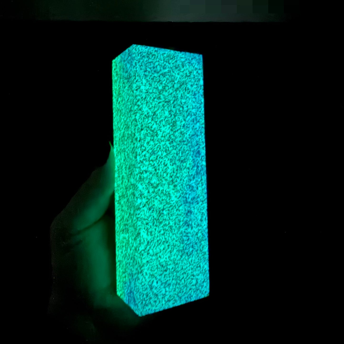GripX™ - Bi-Color Blue/Green Glow in the Dark Block
