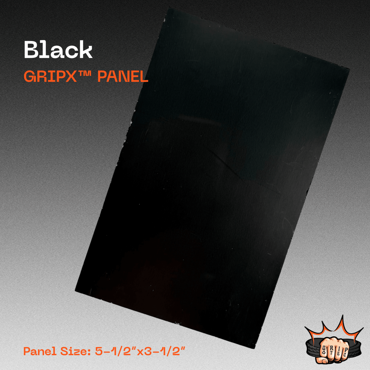 Black GripX - Grip-Tec™ Composites - Panel (5-1/2"x3-1/2")