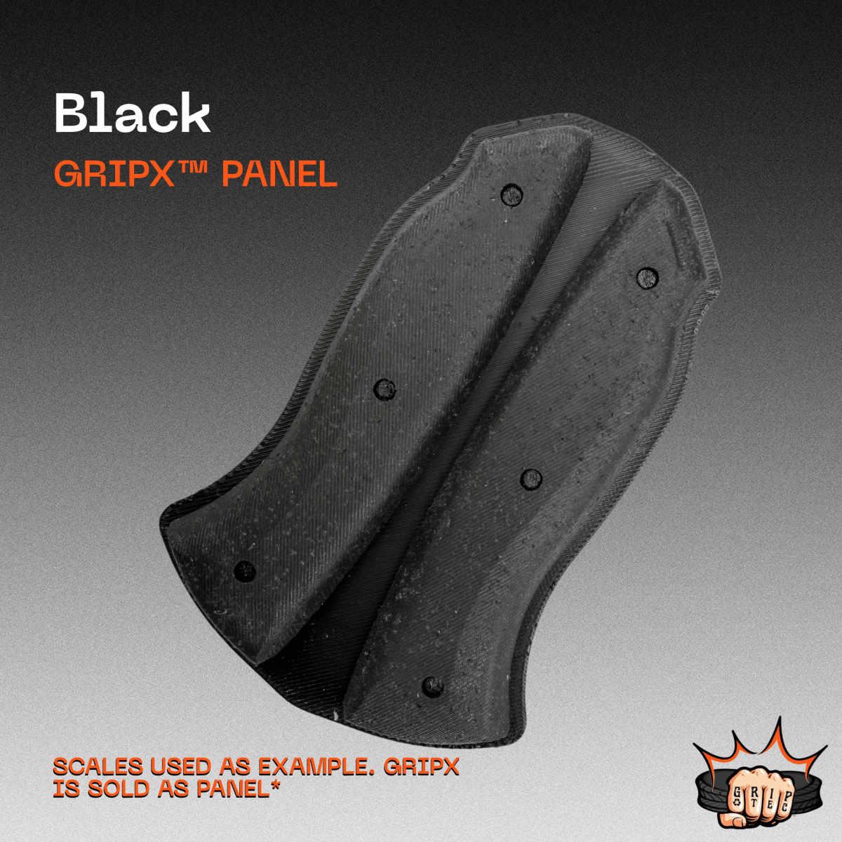 Black GripX - Grip-Tec™ Composites - Panel (5-1/2"x3-1/2")