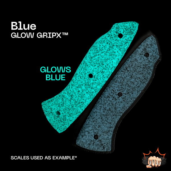 Blue Glow GripX - Grip-Tec™ Composites - Panel (5-1/2"x3-1/2")