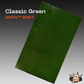 Classic Green GripX - Grip-Tec™ Composites - 3D Scales (Pair 5-3/4"x1-3/4"x5/16")