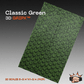 Classic Green GripX - Grip-Tec™ Composites - 3D Scales (Pair 5-3/4"x1-3/4"x5/16")
