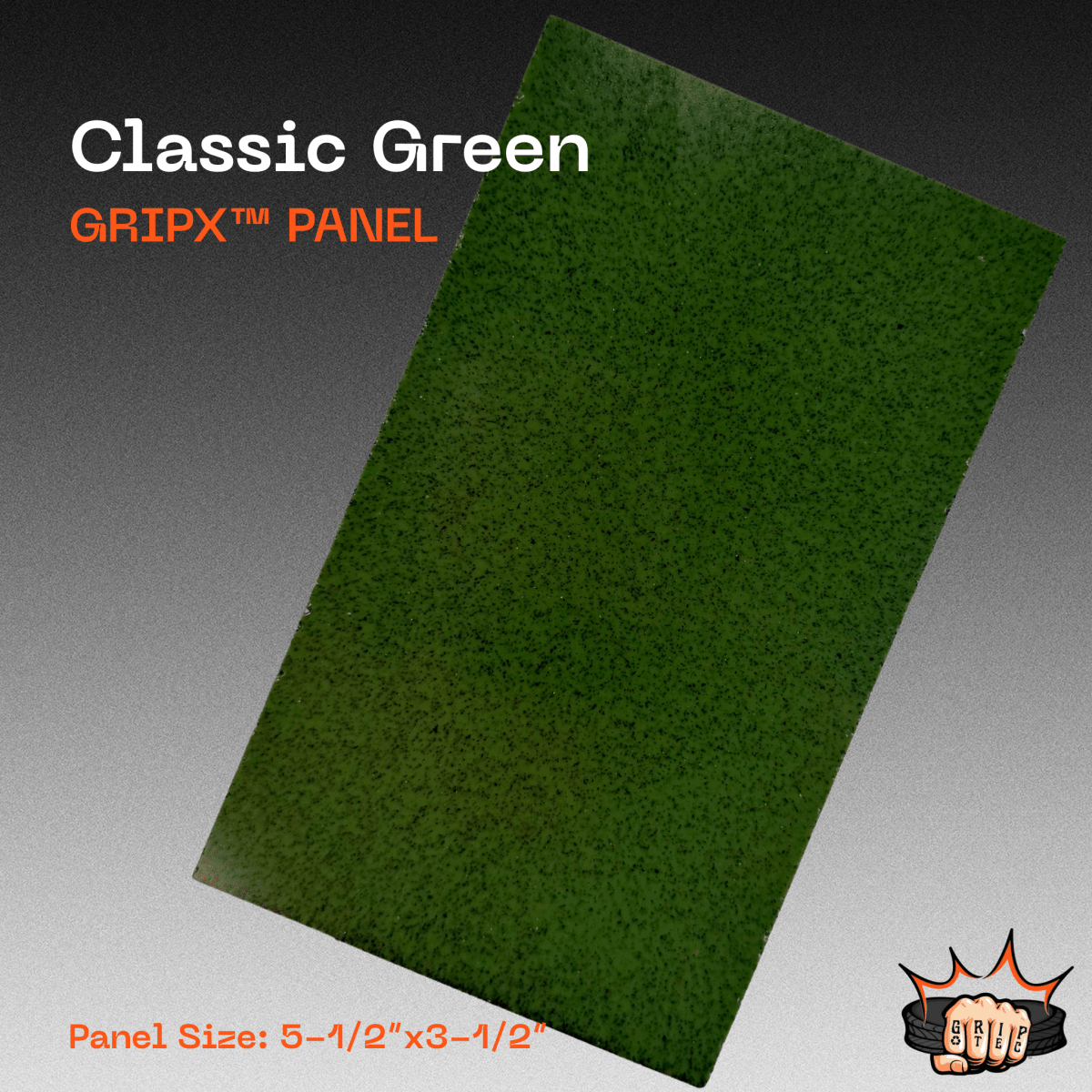 Classic Green GripX - Grip-Tec™ Composites - Panel (5-1/2"x3-1/2")