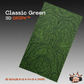 Classic Green GripX - Grip-Tec™ Composites - 3D Scales (Pair 5-3/4"x1-3/4"x5/16")