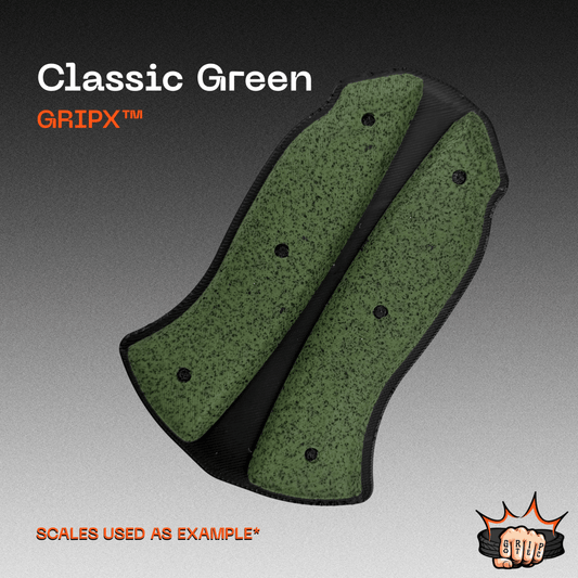 Classic Green GripX - Grip-Tec™ Composites - Panel (5-1/2"x3-1/2")