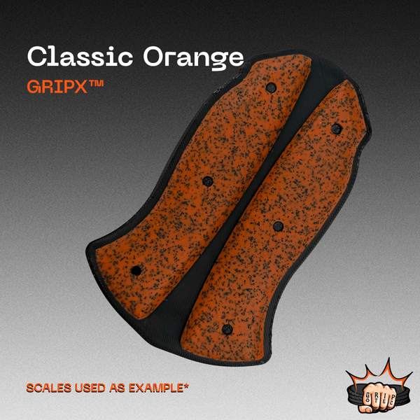 Classic Orange GripX - Grip-Tec™ Composites - Panel (5-1/2"x3-1/2")