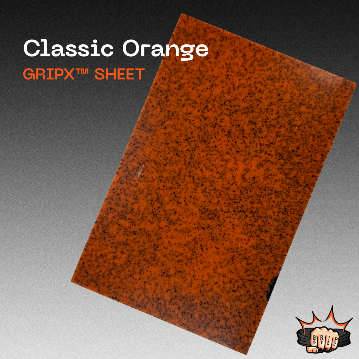 Classic Orange GripX - Grip-Tec™ Composites - Sheet (17-1/2"x12")
