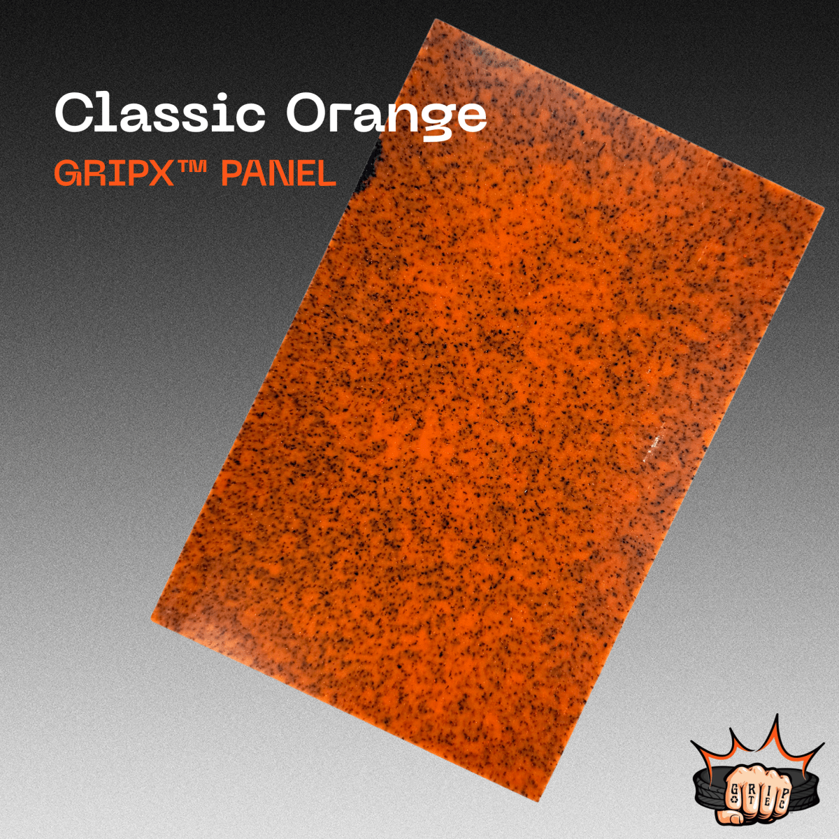 Classic Orange GripX - Grip-Tec™ Composites - Panel (5-1/2"x3-1/2")