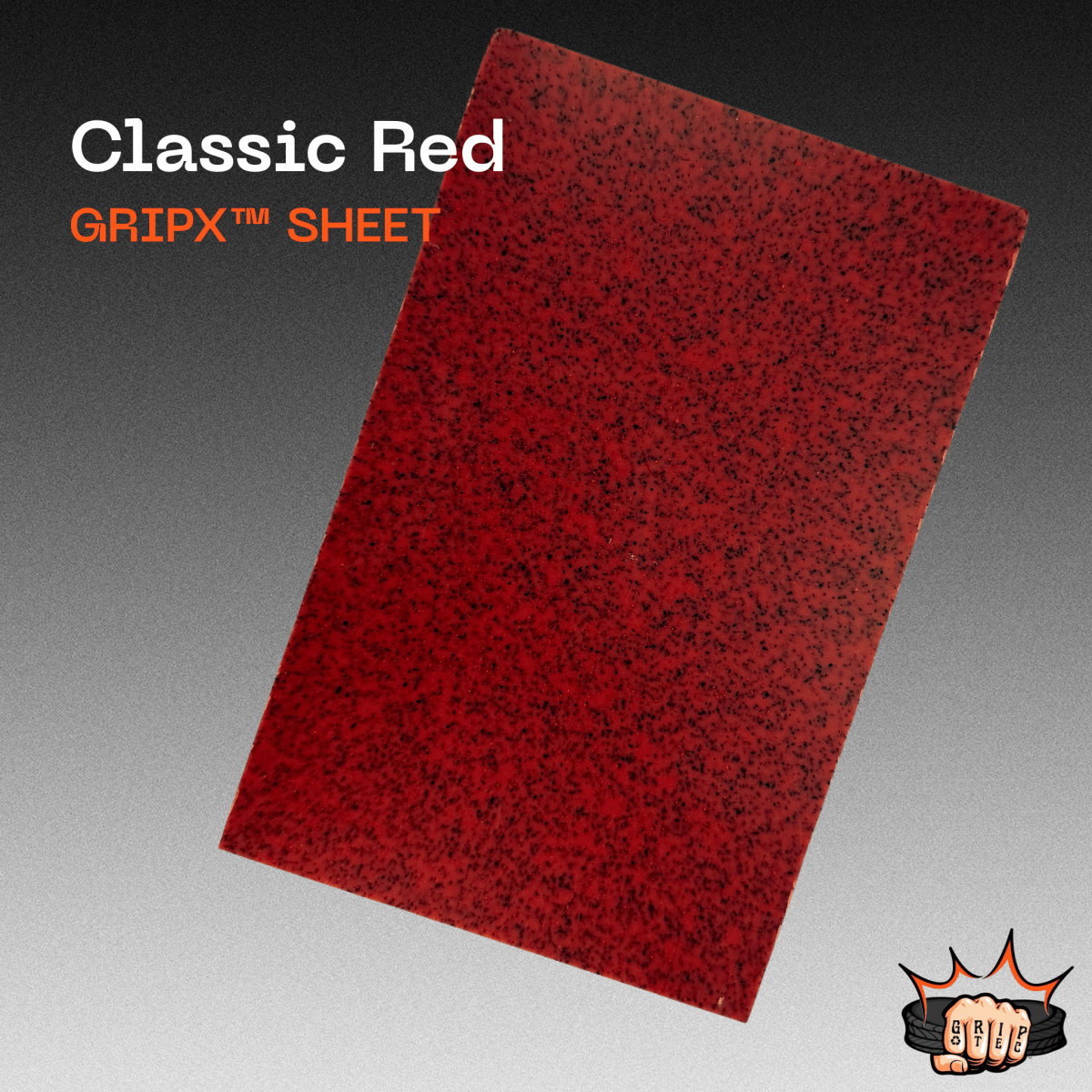 Classic Red GripX - Grip-Tec™ Composites - Sheet (17-1/2"x12")