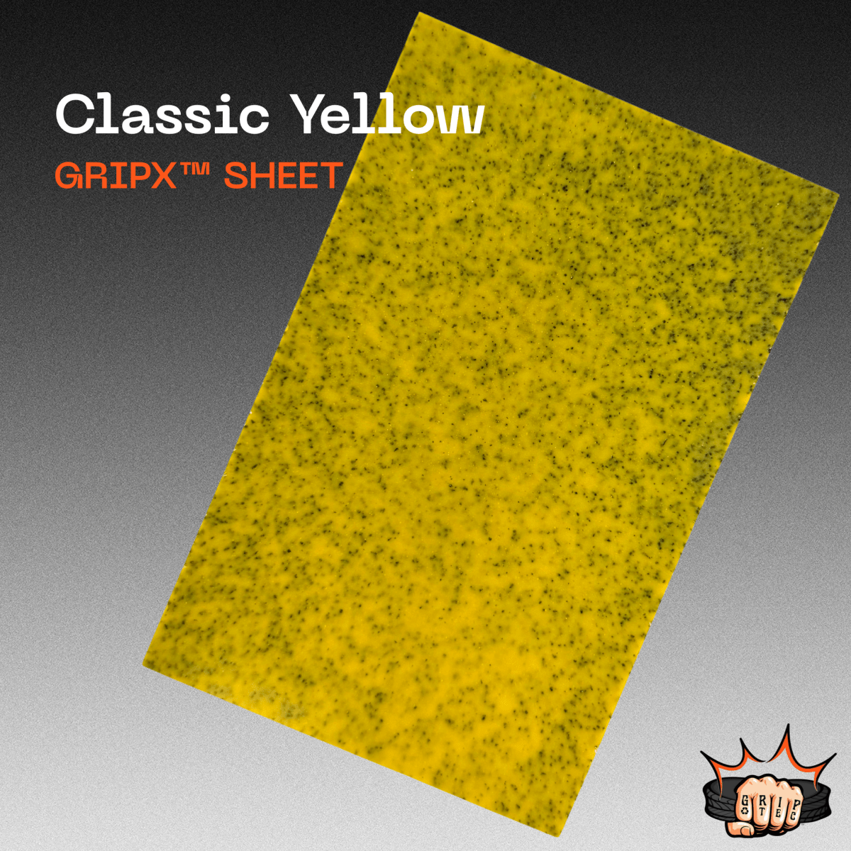 Classic Yellow GripX - Grip-Tec™ Composites - Sheet (17-1/2"x12")