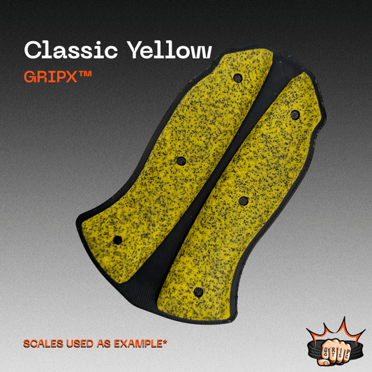 Classic Yellow GripX - Grip-Tec™ Composites - Panel (5-1/2"x3-1/2")