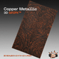 Copper Metallic GripX - Grip-Tec™ Composites - 3D Scales (Pair 5-3/4"x1-3/4"x5/16")
