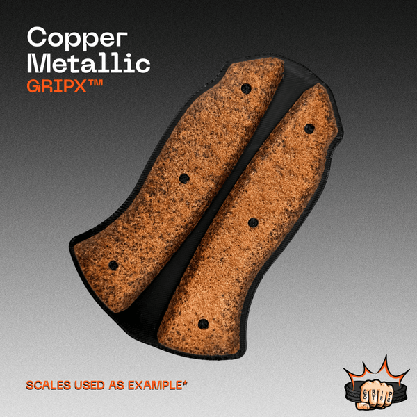 Copper Metallic GripX - Grip-Tec™ Composites - Panel (5-1/2"x3-1/2")