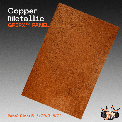 Copper Metallic GripX - Grip-Tec™ Composites - Panel (5-1/2"x3-1/2")