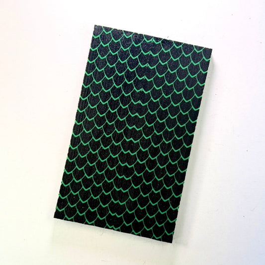 Custom Shop 3D GripX™ - Dragon Skin - Fluorescent Green with Black GripX™ Fill - Grip-Tec™ Composites -