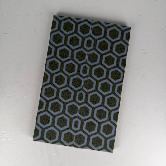 Custom Shop 3D GripX™ - Hex - OD Green Grip - Tec™ with Grey Matrix - Grip - Tec™ Composites - 