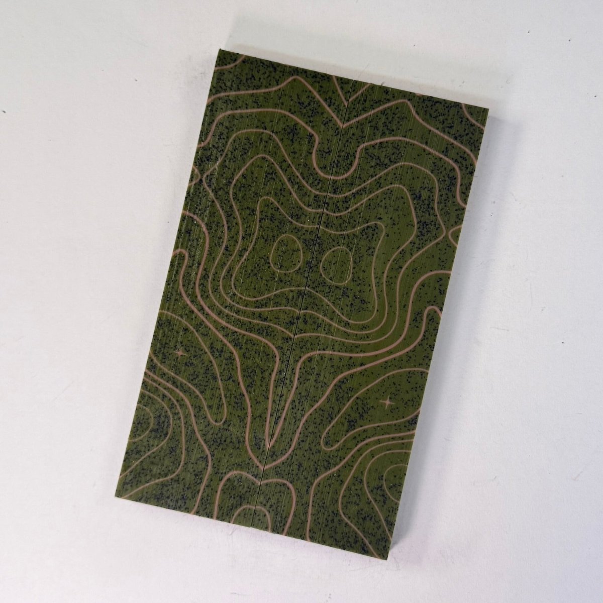Custom Shop 3D GripX™ - Topo - FDE with OD Green GripX™ Fill - Grip-Tec™ Composites -