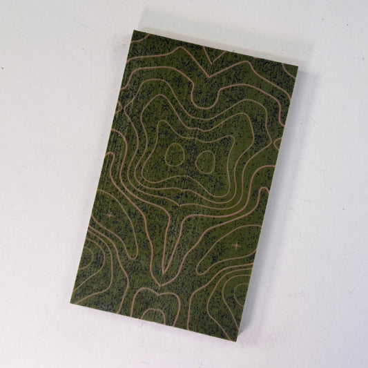 Custom Shop 3D GripX™ - Topo - FDE with OD Green GripX™ Fill - Grip-Tec™ Composites -