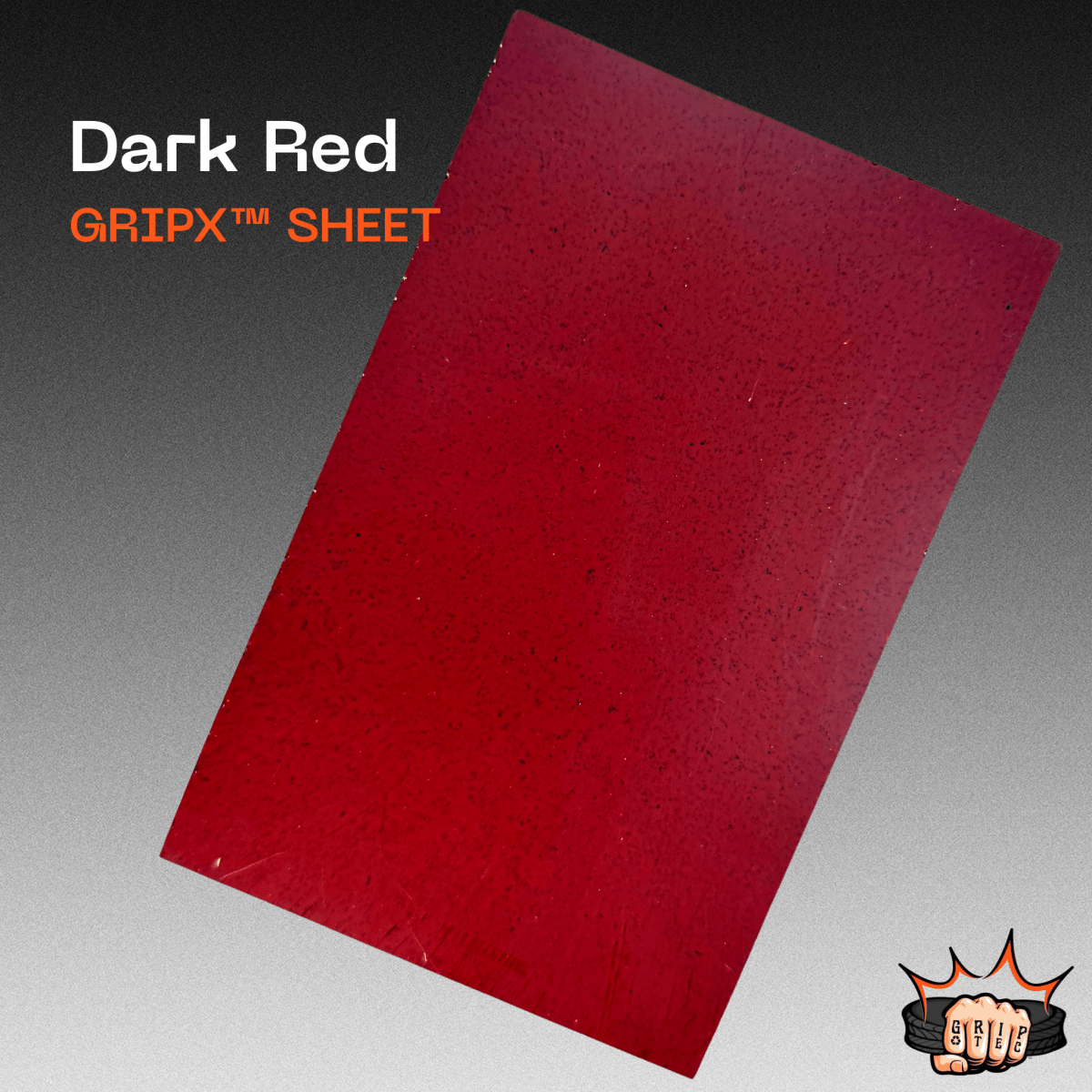 Dark Red GripX - Grip-Tec™ Composites - Sheet (17-1/2"x12")