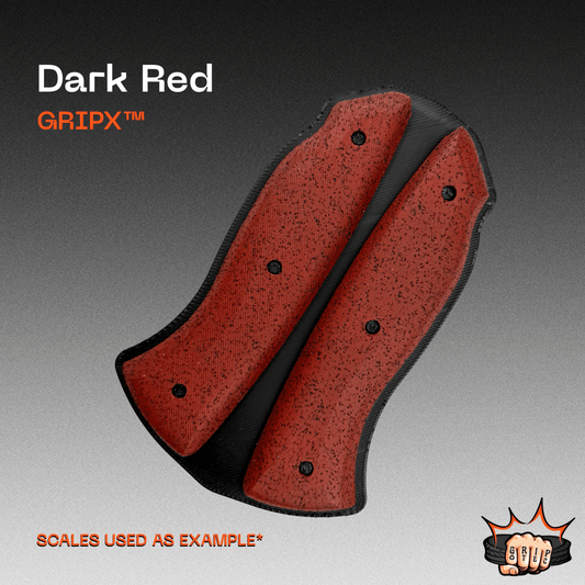 Dark Red GripX - Grip-Tec™ Composites - Panel (5-1/2"x3-1/2")