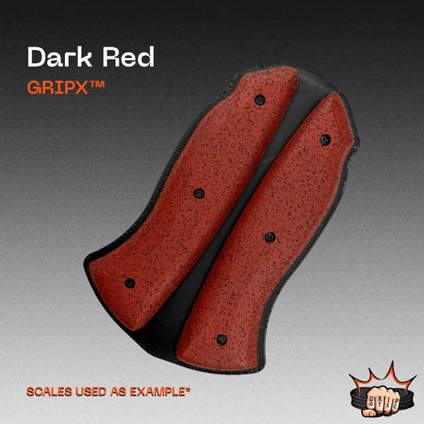 Dark Red GripX - Grip-Tec™ Composites - Panel (5-1/2"x3-1/2")