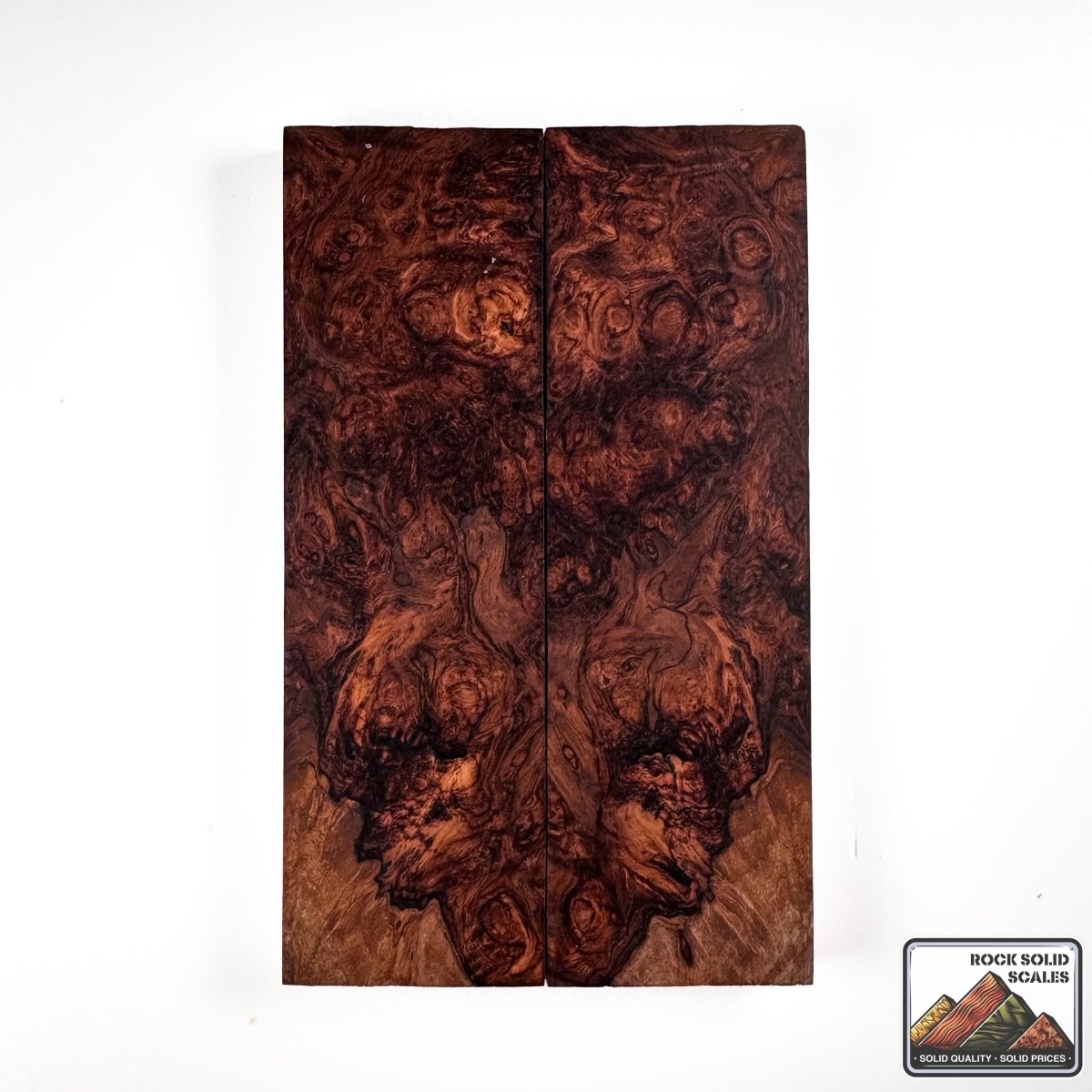 Exhibition Grade Honduran Rosewood Burl - 576 - RockSolid Scales - 