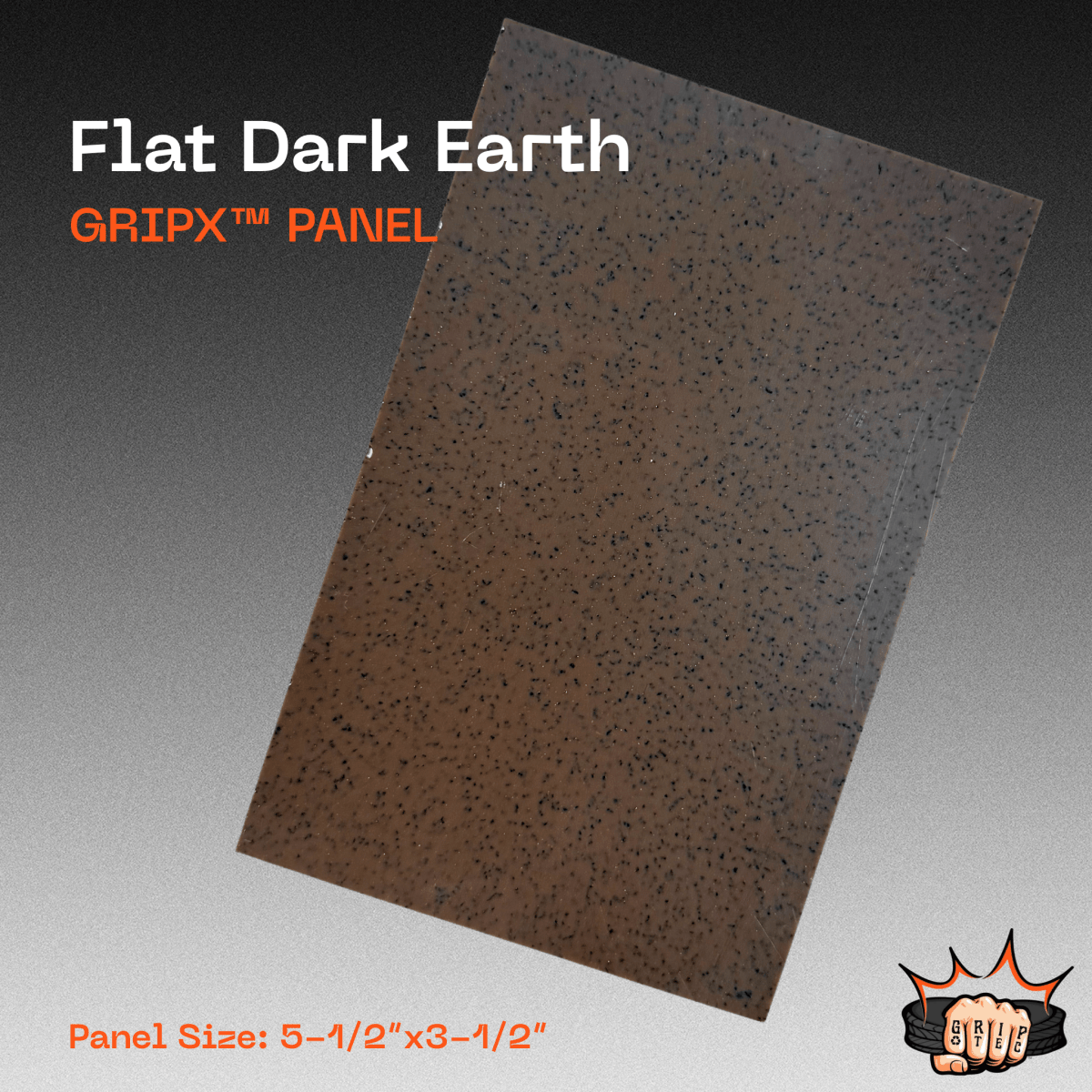 Flat Dark Earth (FDE) GripX - Grip-Tec™ Composites - Panel (5-1/2"x3-1/2")