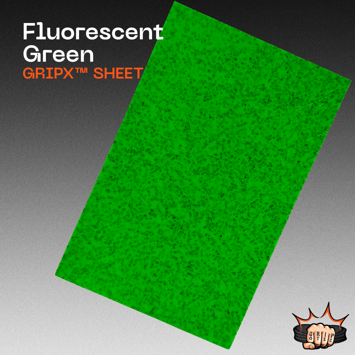 Fluorescent Green GripX - Grip-Tec™ Composites - Sheet (17-1/2"x12")